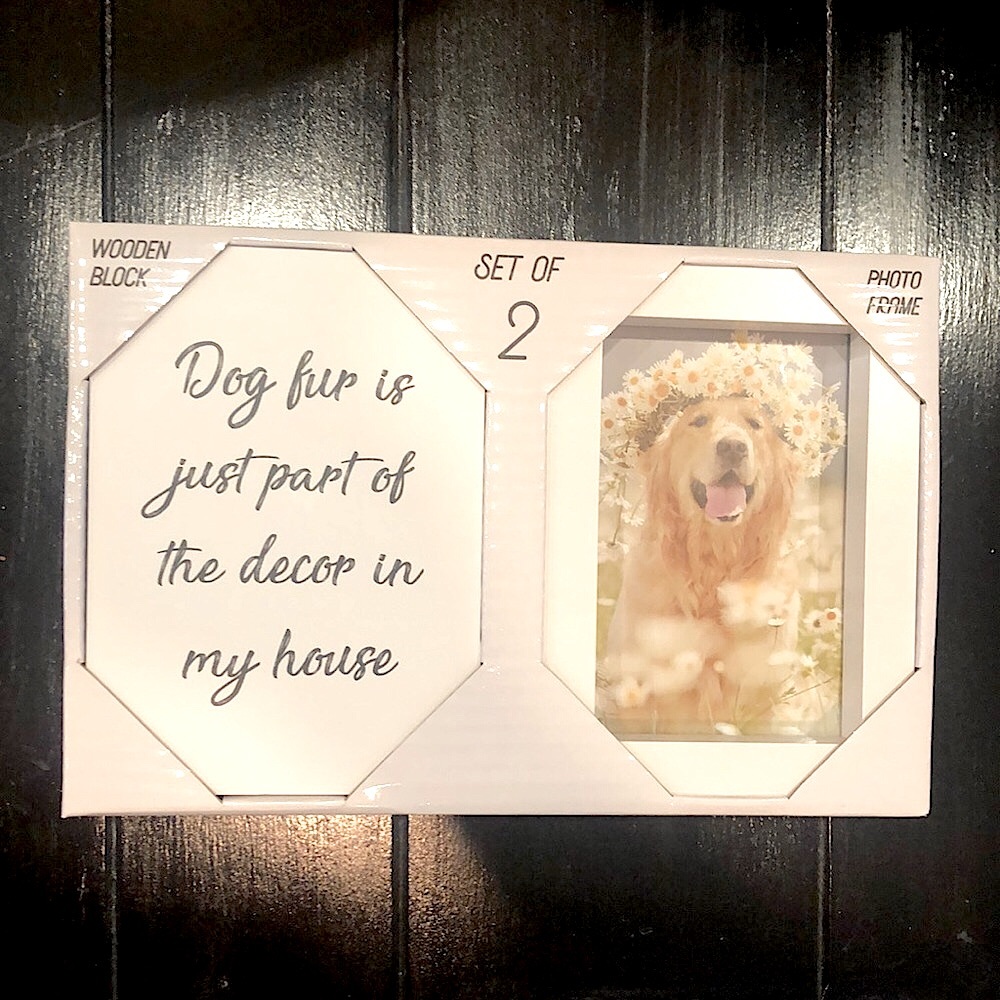 NWT Winifred & Lily 2-piece Decor Set for Dog Lovers